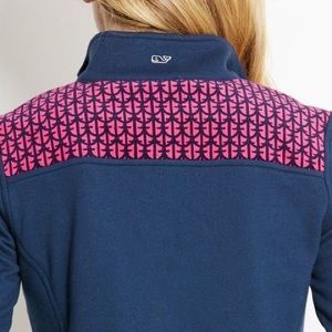 Navy and pink corduroy shep shirt